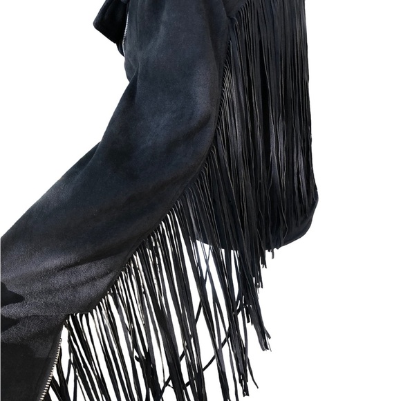 Fringe Faux Suede Jacket 🤩 - Picture 7 of 7